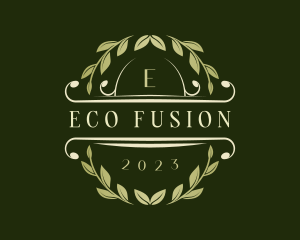 Eco Leaf Décor logo design