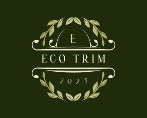 Eco Leaf Décor logo design