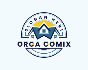 Roof House Property Logo