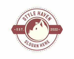 Animal Pig Livestock Logo