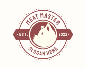 Animal Pig Livestock logo design