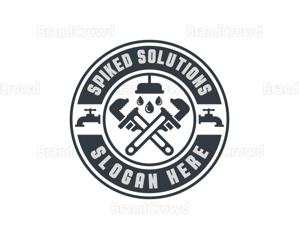 Shower Faucet Plumber Logo