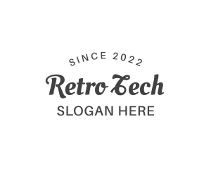 Retro Fashion Apparel logo design