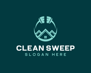Housekeeping - Housekeeping Cleaning Tools logo design