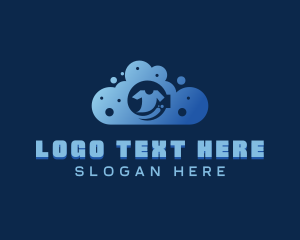 Tshirt - Laundry Detergent Washing logo design