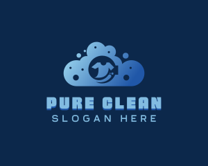 Detergent - Laundry Detergent Washing logo design