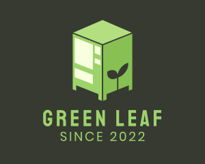 Vegan - Green Vegan Dispenser logo design