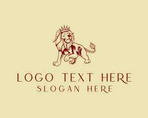 Glam - Royalty Lion Finance logo design