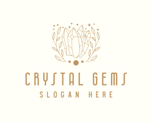 Luxury Jewelry Crystal logo design