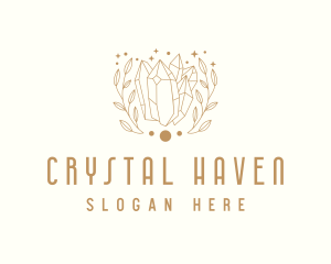 Luxury Jewelry Crystal logo design