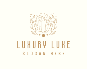 Luxury Jewelry Crystal logo design