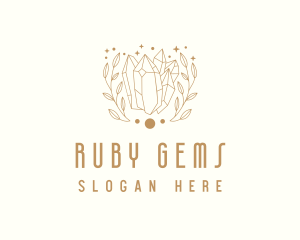 Luxury Jewelry Crystal logo design