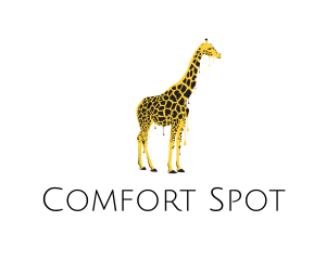 Painted Giraffe Art logo design