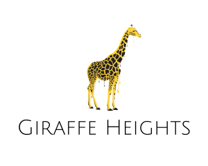 Painted Giraffe Art logo design