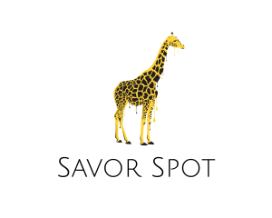 Painted Giraffe Art logo design