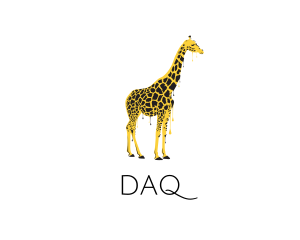 Painter - Painted Giraffe Art logo design