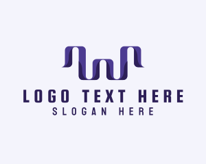 Ribbon - Generic Finance Letter W logo design
