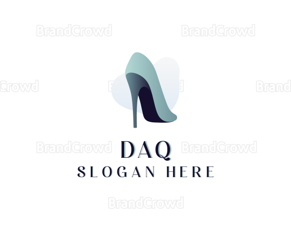 Stiletto High Heel Shoe Logo