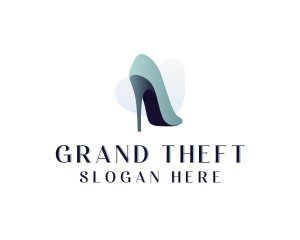 Stiletto High Heel Shoe Logo