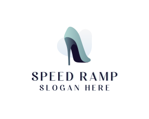 Stiletto High Heel Shoe Logo