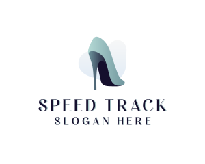 Stiletto High Heel Shoe Logo