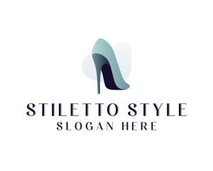 Stiletto - Stiletto High Heel Shoe logo design