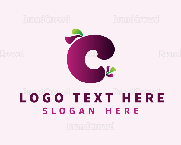 Florist Flower Letter C Logo