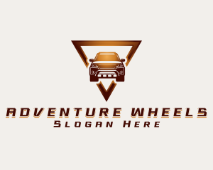 4wd - SUV Transport Auto logo design