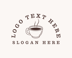 Organic - Hot Coffee Restaurant logo design