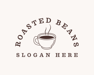 Roasted - Cafe Coffee Restaurant logo design