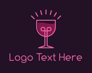 Sommelier - Wine Bulb Idea logo design