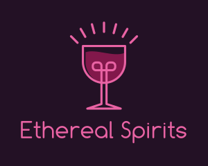 Spirits - Wine Bulb Idea logo design