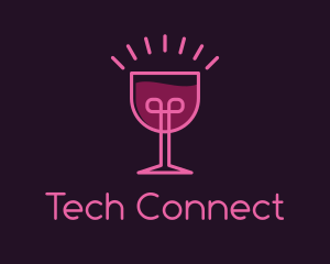 Incandescent - Wine Bulb Idea logo design