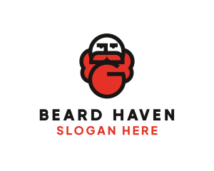 Beard - Hipster Ginger Beard logo design