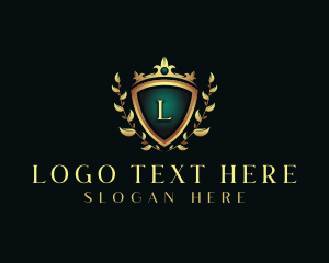 Expensive - Majestic Luxury Shield logo design