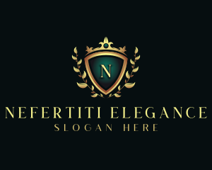 Majestic Luxury Shield logo design