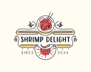 Shrimp - Bistro Restaurant Catering logo design