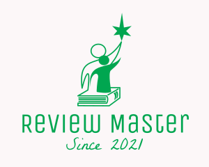 Review - Review Center Star logo design
