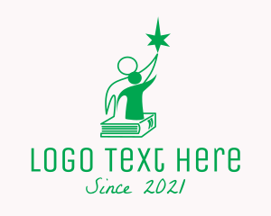 Dictionary - Review Center Star logo design