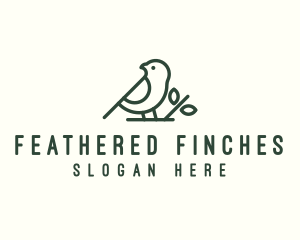 Robin Bird Plant logo design