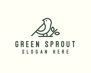 Robin Bird Plant logo design