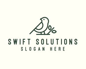 Robin Bird Plant logo design