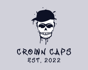 Streetwear Cap Skull  logo design