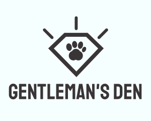 Pet Paw Gem logo design