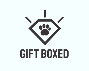 Pet Paw Gem logo design