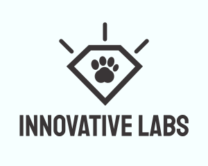 Pet Paw Gem logo design