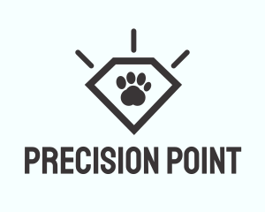 Pet Paw Gem logo design