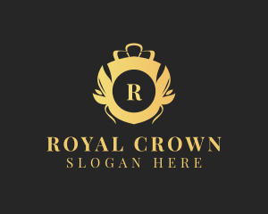 Royal Wreath Shield logo design