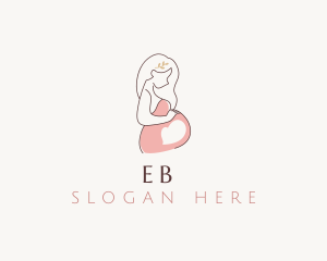 Feminine - Woman Maternity Motherhood logo design
