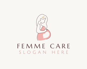 Gynecologist - Woman Maternity Motherhood logo design